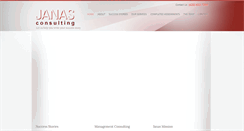 Desktop Screenshot of janasconsulting.com