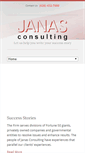 Mobile Screenshot of janasconsulting.com
